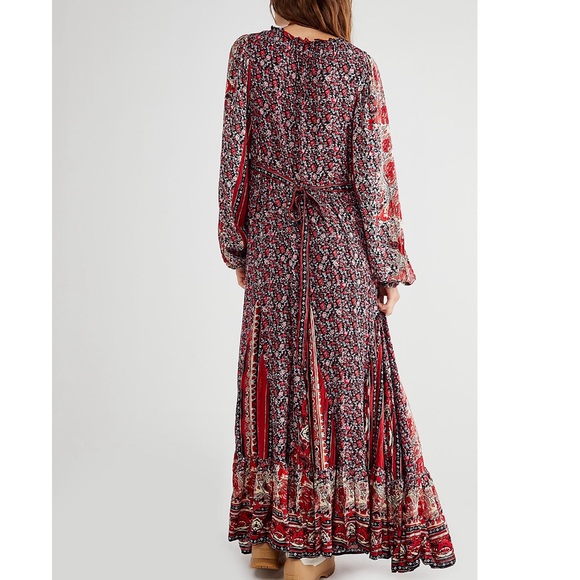 Free People Happy Feelings Printed Midi Dress - Picture 3 of 8